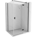 Mexen mist h t cabine de douche pliante droite 110 x 80 cm, transparent, noir - 8a5t - 110 - 080 - 70 ...