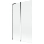 Mexen - mist l paravent de baignoire 2 volets 110 x 150 cm, transparent, chrome - 8a9l - 110 - 011 - ...