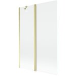 Mexen - mist pare - douche � 2 battants 120 x 150 cm, transparent, or bross� - 8a9 - 120 - 011 - 55 - ...