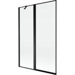 Mexen - mist pare - douche � 2 volets, version gauche 120 x 150 cm, cadre noir, noir - 8a9 - 120 - 011 ...