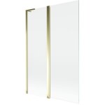 Mexen mist l paroi de baignoire  2 volets 120 x 150 cm, transparent, dor - 8a9l - 120 - 011 - 50 - ...