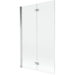 Mexen - mist paroi de douche 2 volets gauche 110 x 150 cm, transparent, chrome - 8a9 - 110 - 002 - 01 ...