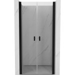 Mexen - mist porte de douche pivotante 110 cm, transparent, noir - 8a7 - 110 - 000 - 70 - 00