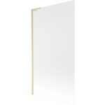 Mexen - next l paravent de baignoire 1 volet 100 x 150 cm, givre, or bross - 895 - 100 - 000 - 03 - ...