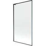 Mexen next l pare - douche de baignoire 1 battant 100 x 150 cm, motif noir, noir - 895 - 100 - 000 - ...