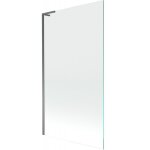 Mexen - next l pare - douche de baignoire 1 volet 100 x 150 cm, transparent, m�tal gun - 895 - 100 - ...