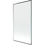 Mexen - next l paroi baignoire 1 volet 100 x 150 cm, motif noir, chrome - 895 - 100 - 000 - 03 - 70 - ...