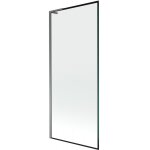 Mexen - next l paroi de baignoire 1 volet 80 x 150 cm, motif noir, m�tal gun - 895 - 080 - 000 - 03 - ...