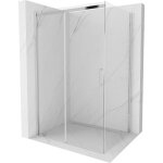 Mexen - omega cabine de douche coulissante 100 x 70 cm, transparent, chrome - 825 - 100 - 070 - 01 - ...