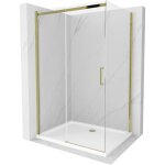 Mexen omega cabine de douche coulissante 120 x 80 cm, transparent, doré + receveur flat - 825 - 120 - ... Mexen omega cabine de douche coulissante 120 x 80 cm, transparent, doré + receveur flat - 825 - 120 - ...