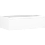 Mexen - orio meuble de salle de bains sous lavabo 80 cm, 1 tiroir, blanc mat - 91a10 - 08023 - 1 - bf01 ...
