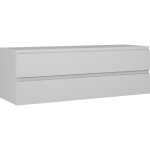 Mexen orio meuble de salle de bain sous - vasque 140 cm, 2 tiroirs, gris mat - 91a10 - 14047 - 2 - bff62 ...