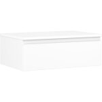 Mexen - orio meuble de salle de bain sous - vasque 70 cm avec plateau, 1 tiroir, blanc mat - 91a10 - ...