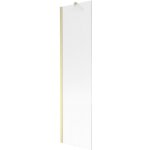 Mexen - paravent de baignoire 1 vantail next 50 x 150 cm, stries, or bross - 895 - 050 - 000 - 00 - ...