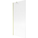 Mexen - pare - douche next 1 volet 80 x 150 cm, stri�, or bross� - 895 - 080 - 000 - 00 - 09 - 55