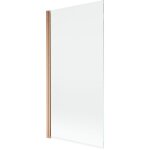 Mexen - paroi de baignoire 1 volet mist 90 x 150 cm, transparent, cuivre bross� - 8a9 - 090 - 001 - 65 ...