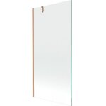 Mexen - paroi de baignoire 1 volet next 90 x 150 cm, transparent, cuivre bross� - 895 - 090 - 000 - 00 ...