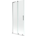 Mexen - paroi de baignoire 2 volets coulissante velar l 80 x 150 cm, transparent, chrom� - 896 - 080 ...