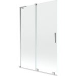 Mexen - paroi de baignoire coulissante  2 volets velar l 120 x 150 cm, transparente, chrome - 896 - ...