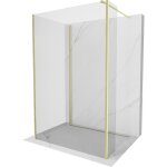 Mexen - paroi de douche kioto walk - in 100 x 80 x 40 cm, transparent, dor� bross� - 800 - 100 - 080 ...