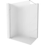 Mexen - paroi de douche kioto - x walk - in 60 x 200 cm, givr� 10 mm, chrome - 800 - 060 - 101 - 01 - ...
