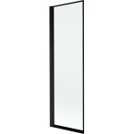 Mexen - paroi de douche mist 1 - volet gauche 60 x 150 cm, cadre noir, noir - 8a9 - 060 - 001 - 70 - ...
