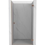 Mexen - porte de douche pivotante droite lunar - b 60 cm, transparent, or rose - 832 - 060 - 000 - 60 ...