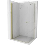 Mexen - pretoria cabine de douche pivotante 100 x 90 cm, transparent, or - 852 - 100 - 090 - 50 - 00 Mexen - pretoria cabine de douche pivotante 100 x 90 cm, transparent, or - 852 - 100 - 090 - 50 - 00
