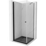 Mexen - pretoria cabine de douche pivotante 80 x 80 cm, transparent, noir + receveur plat, noir - 852 ... Mexen - pretoria cabine de douche pivotante 80 x 80 cm, transparent, noir + receveur plat, noir - 852 ...