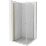 Mexen - pretoria cabine de douche pivotante 90 x 90 cm, transparente, dore - 852 - 090 - 090 - 50 - ...