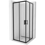 Mexen - rio cabine de douche carre 80 x 80 cm, transparent, noir - 860 - 080 - 080 - 70 - 00
