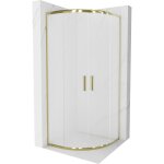 Mexen - rio cabine de douche semi - circulaire 70 x 70 cm, verre d�poli, dor� - 863 - 070 - 070 - 50 ...