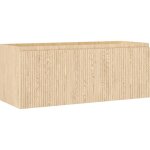 Mexen rivel meuble de salle de bain sous lavabo 120 cm, 1 tiroir, rainur�, ch�ne - 91a20 - 12047 - 1 ...