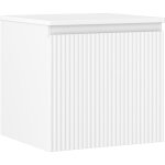 Mexen rivel meuble de salle de bain sous - vasque 50 cm avec plan de travail, 1 tiroir, rainuré, blanc ... Mexen rivel meuble de salle de bain sous - vasque 50 cm avec plan de travail, 1 tiroir, rainuré, blanc ...