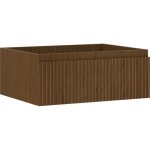Mexen rivel meuble de salle de bain sous - vasque 60 cm, 1 tiroir, rainur�, noyer - 91a20 - 06023 - 1 ...