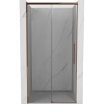Mexen - rox porte de douche coulissante 120 cm, transparent, or rose - 8c2 - 120 - 000 - 60 - 00