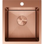 Mexen solix �vier en acier inoxydable 1 - bac 400 x 450 mm, cuivre hc - 6401401000 - 65hc