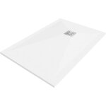Mexen - stone + receveur de douche en composite rectangulaire 130 x 80 cm, blanc - 44108013 Mexen - stone + receveur de douche en composite rectangulaire 130 x 80 cm, blanc - 44108013