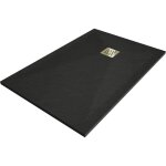 Mexen - stone + receveur de douche composite rectangulaire 80 x 70 cm, noir, plaque dorée - 44707080 ... Mexen - stone + receveur de douche composite rectangulaire 80 x 70 cm, noir, plaque dorée - 44707080 ...