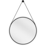 Mexen - string miroir de salle de bain rond 50 cm, cadre noir - 9854 - 050 - 050 - 000 - 70