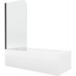 Mexen - vega baignoire rectangulaire 160 x 70 cm avec habillage et paroi 1 - volet 70 cm, transparent, ...