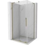 Mexen - velar l cabine de douche coulissante 120 x 80 cm, transparent, or - 871 - 120 - 080 - 03 - 50 ...