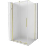 Mexen - velar cabine de douche coulissante 140 x 90 cm, dpoli, dor bross - 871 - 140 - 090 - 31 - ...