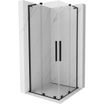 Mexen - velar l duo cabine de douche coulissante 90 x 90 cm, transparent, noir - 871 - 090 - 090 - 02 ...