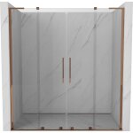 Mexen - velar l duo portes de douche coulissantes 180 cm, transparent, or rose - 871 - 180 - 003 - 02 ...