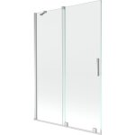 Mexen - velar écran de baignoire à 2 ailes coulissante 120 x 150 cm, transparent, chrome - 896 - 120 ... Mexen - velar écran de baignoire à 2 ailes coulissante 120 x 150 cm, transparent, chrome - 896 - 120 ...