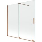 Mexen - velar écran de baignoire à 2 ailes coulissante 160 x 150 cm, transparent, cuivre brossé - 896 ... Mexen - velar écran de baignoire à 2 ailes coulissante 160 x 150 cm, transparent, cuivre brossé - 896 ...