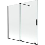 Mexen - velar écran de baignoire à 2 ailes coulissante 160 x 150 cm, transparent, noir - 896 - 160 - ... Mexen - velar écran de baignoire à 2 ailes coulissante 160 x 150 cm, transparent, noir - 896 - 160 - ...