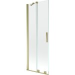 Mexen - velar cran de baignoire  2 ailes coulissante 70 x 150 cm, transparent, or - 896 - 070 - 000 ...