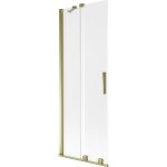 Mexen - velar cran de baignoire 2 volets coulissants 70 x 150 cm, givre, dor - 896 - 070 - 000 - 31 ...